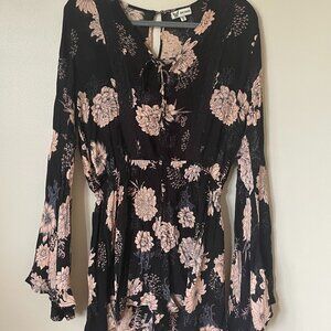 Go Coco Junior Floral Pattern Romper